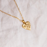 Textured Heart Necklace