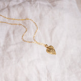 Textured Heart Necklace