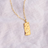 Reticulated Tablet Necklace
