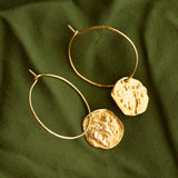 Ocean Hoops Gold Vermeil