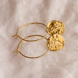 Ocean Hoops Gold Vermeil