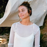 L'ange Garnet Earrings Textured Sample