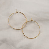 Ruby Fine Hoops