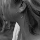 Ruby Fine Hoops