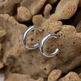 Foundation Hoops 20mm Silver