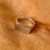 Textured Rectangular Signet