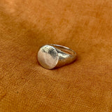 Textured Round Signet