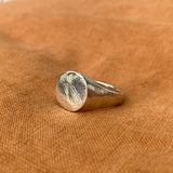 Textured Round Signet