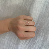 Heart Ring Size O+