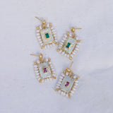 L'ange Sharpe Garnet Earrings