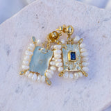 L'ange Sharpe Sapphire Earrings