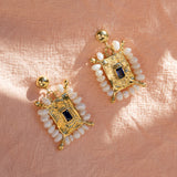 L'ange Sharpe Sapphire Earrings