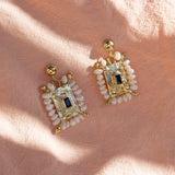 L'ange Sharpe Sapphire Earrings