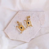 L'ange Sharpe Sapphire Earrings