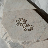 Mini Cloud Hoops Sterling Silver