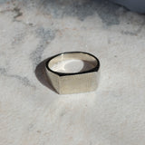 Textured Rectangular Signet