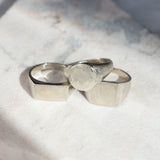 Textured Square Signet