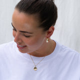 Feather Hammered Hoops