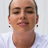 Feather Hammered Hoops