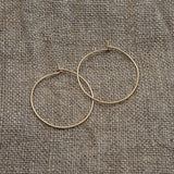 Ruby Fine Hoops