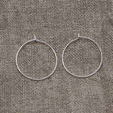Ruby Fine Hoops