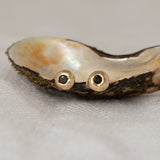 Black Sapphire Gemstone Studs