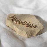 Emerald Gemstone Studs