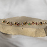 Single Ruby Gemstone Stud