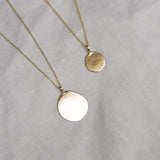 Large Natural Coin Necklace