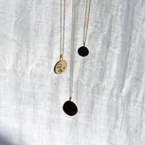 Large Natural Coin Necklace