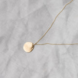 Large Natural Coin Necklace