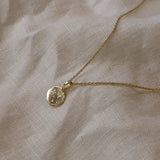Mini Natural Coin Necklace