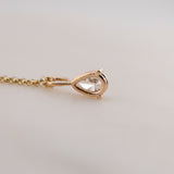 .5ct Pear Cut Lab Diamond Pendant