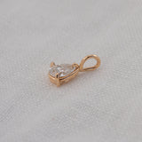 .5ct Pear Cut Lab Diamond Pendant