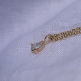 .5ct Pear Cut Lab Diamond Pendant