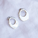 Holographia Earrings Silver