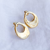 Holographia Earrings Gold Vermeil