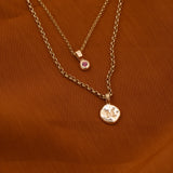 Organic Initial Necklace
