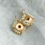 L'ange Garnet Earrings