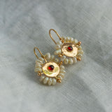 L'ange Garnet Earrings