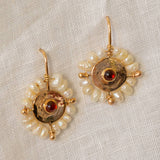 L'ange Garnet Earrings