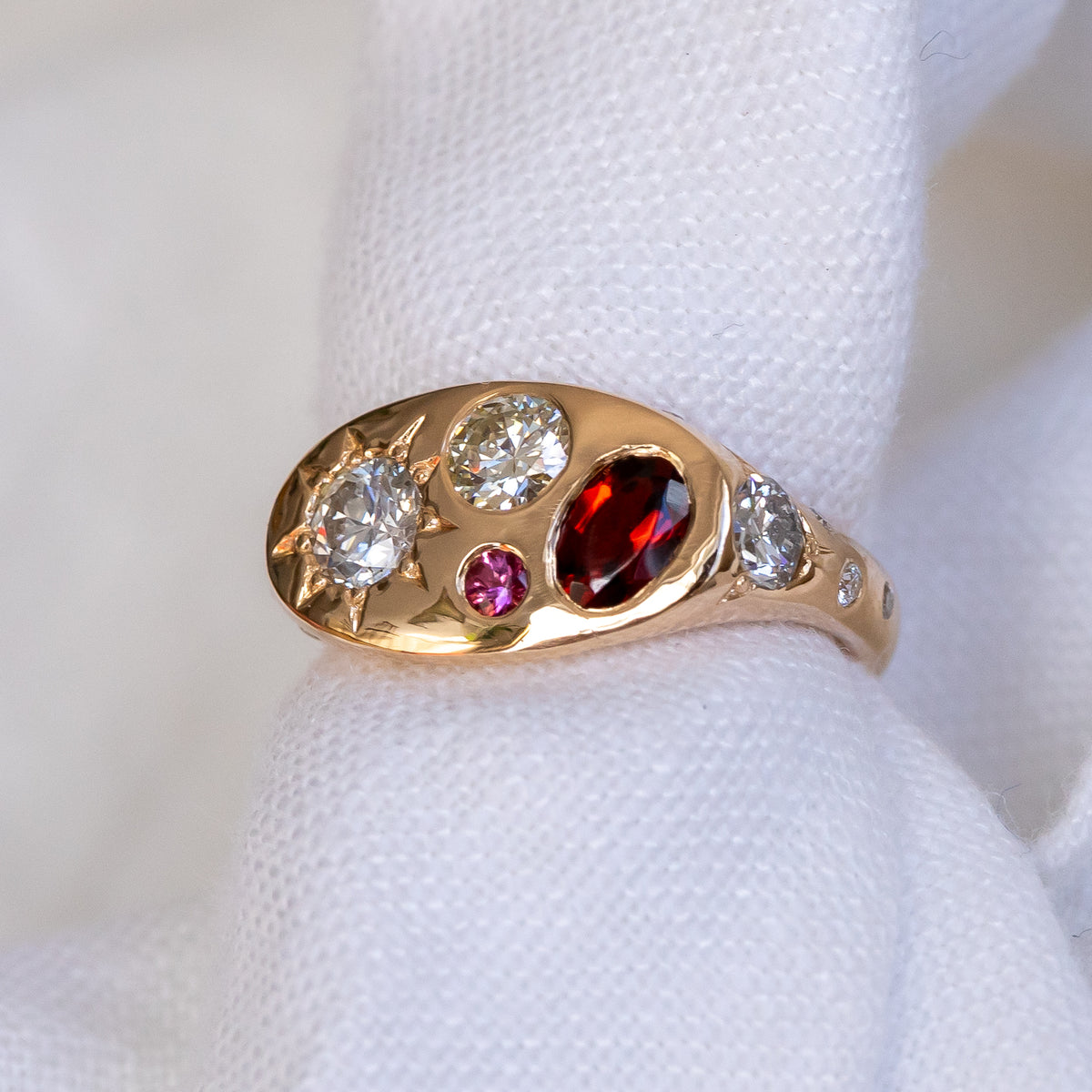 Multi Gemstone Signet Gold Hero Diamond sapphire garnet.jpg