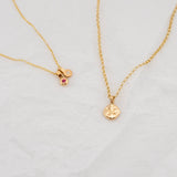 Organic Initial Necklace