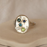 Gem Sprinkle Ring Silver