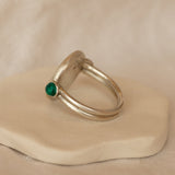 Slow Down Reminder Ring Silver