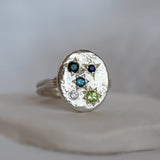 Gem Sprinkle Ring Silver