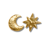 Moon and Stars Studs