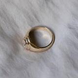 Stepped Signet Oval