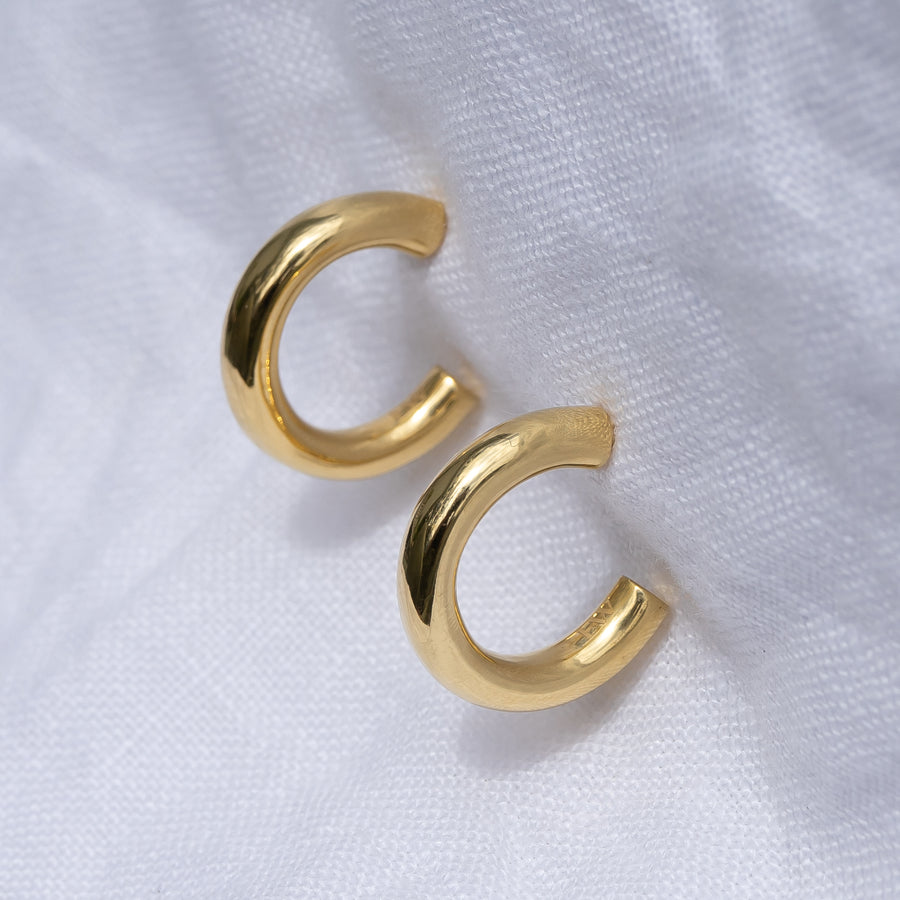 Foundation Hoops 20mm Gold