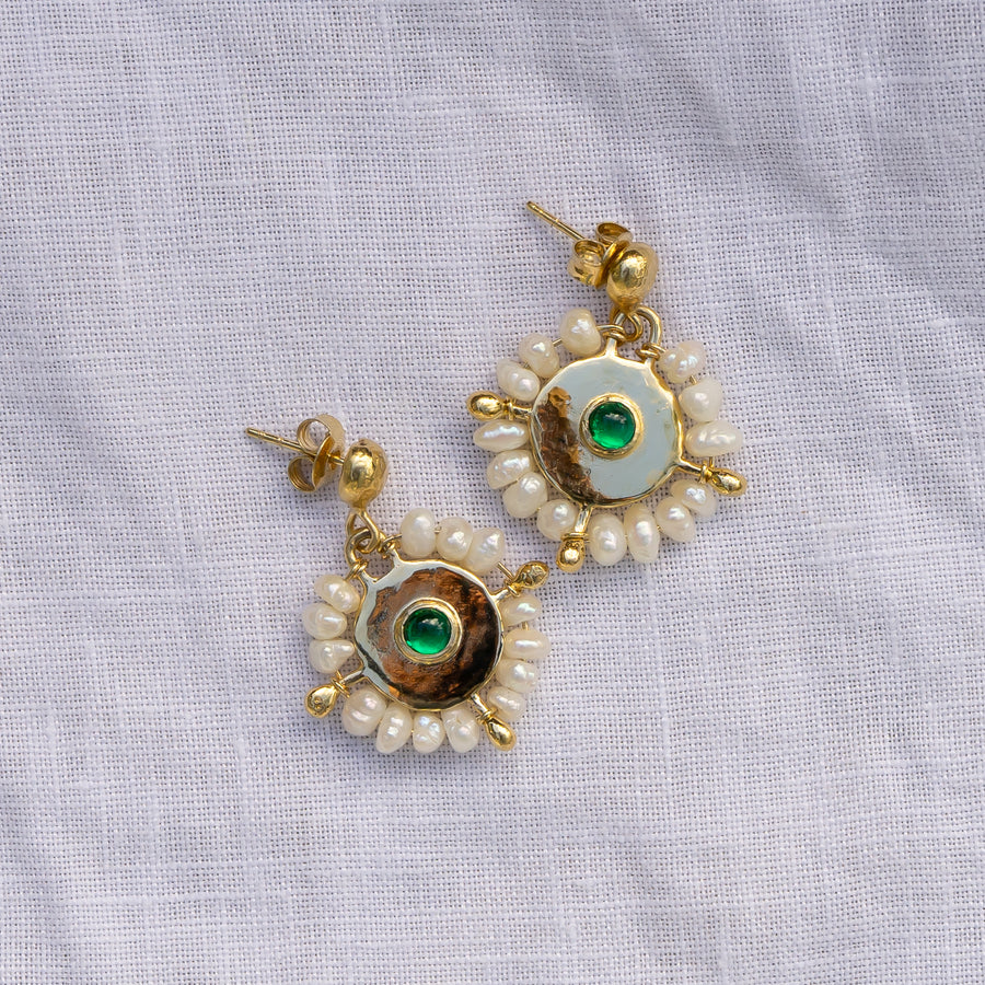 L'ange Emerald Earrings
